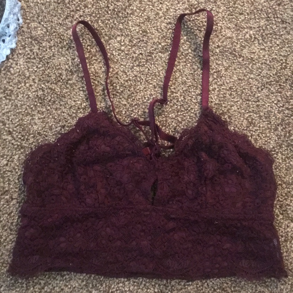 Maroon Bralette